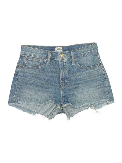 Pre-owned Jcrew Denim Shorts In Blue