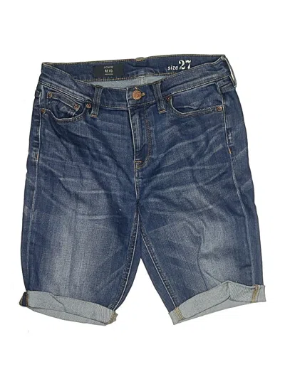Pre-owned Jcrew Denim Shorts In Blue