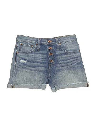 Pre-owned Jcrew Denim Shorts In Blue