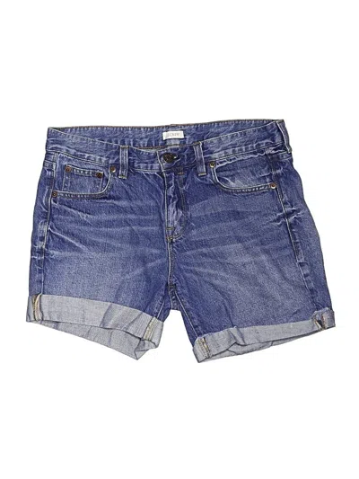 Pre-owned Jcrew Denim Shorts In Blue