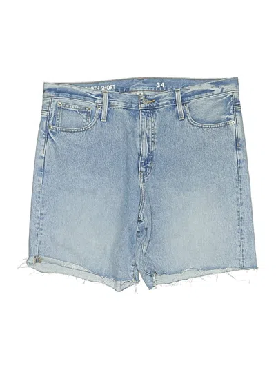 Pre-owned Jcrew Denim Shorts In Blue