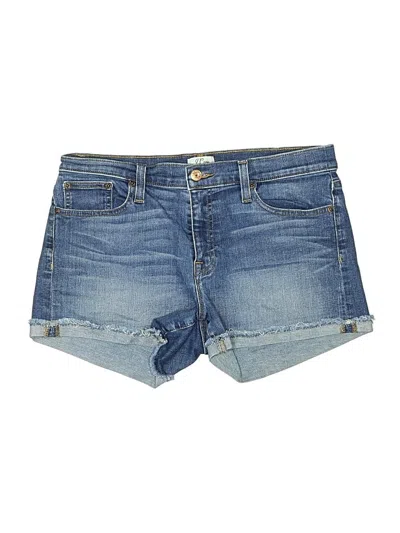 Pre-owned Jcrew Denim Shorts In Blue