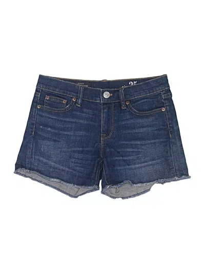 Pre-owned Jcrew Denim Shorts In Blue