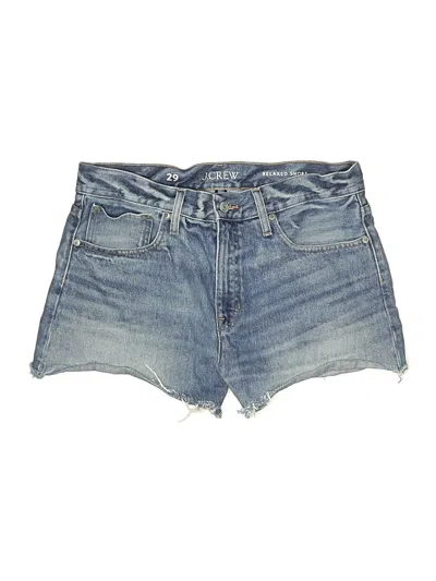 Pre-owned Jcrew Denim Shorts In Blue