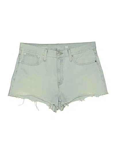 Pre-owned Jcrew Denim Shorts In Green