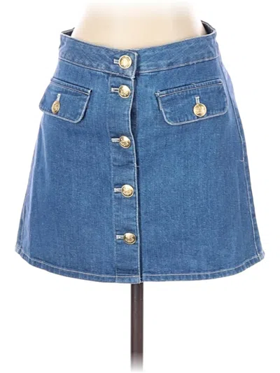 Jcrew Denim Skirt In Blue