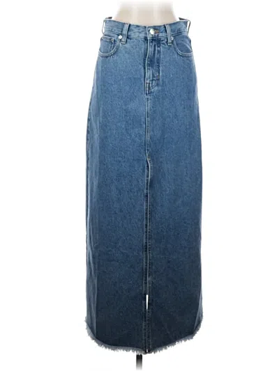 Pre-owned Jcrew Denim Skirt In Blue