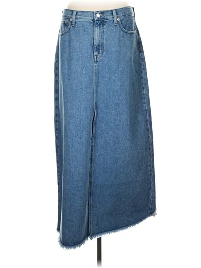 Jcrew Denim Skirt In Blue