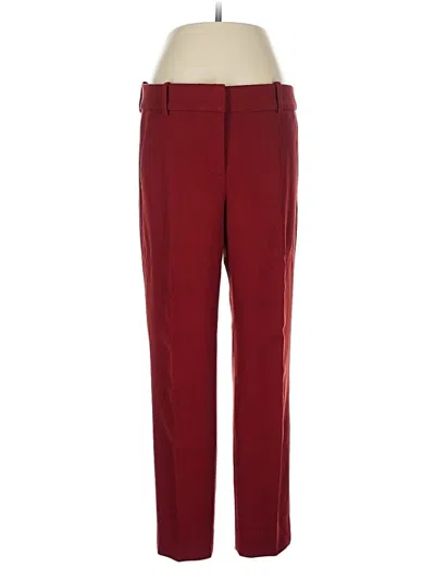 Pre-owned Jcrew Dress Pants In Burgundy