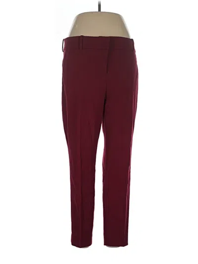 Pre-owned Jcrew Dress Pants In Burgundy