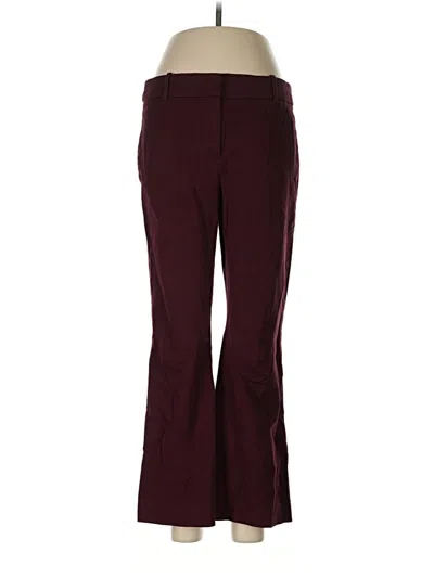 Pre-owned Jcrew Dress Pants In Burgundy