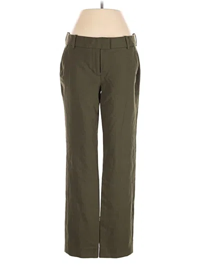 Pre-owned Jcrew Dress Pants In Green
