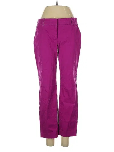 Pre-owned Jcrew Dress Pants In Purple