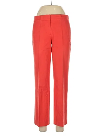 Pre-owned Jcrew Dress Pants In Red