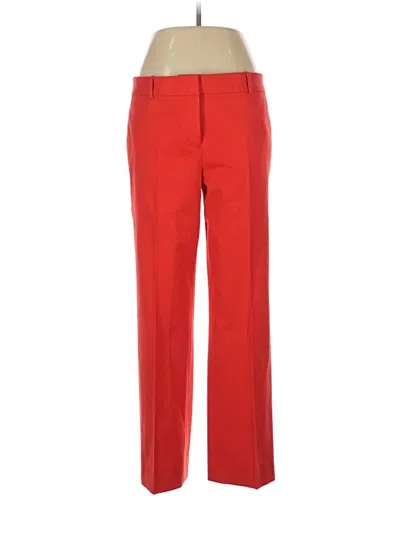 Pre-owned Jcrew Dress Pants In Red