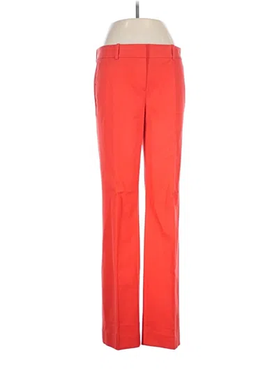 Pre-owned Jcrew Dress Pants In Red