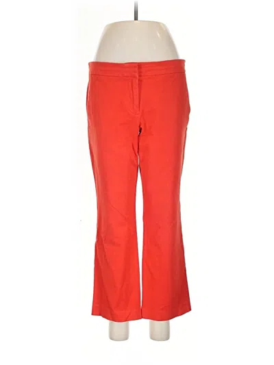 Pre-owned Jcrew Dress Pants In Red