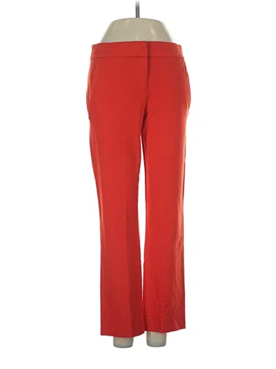 Pre-owned Jcrew Dress Pants In Red