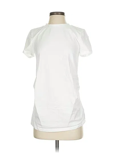 Pre-owned J.crew Factory Store Active T-shirt In White