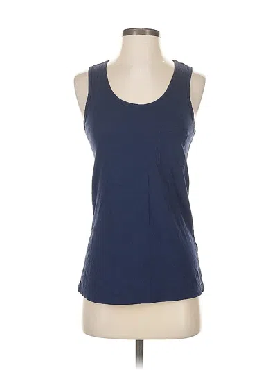 Pre-owned J.crew Factory Store Active Tank Top In Blue