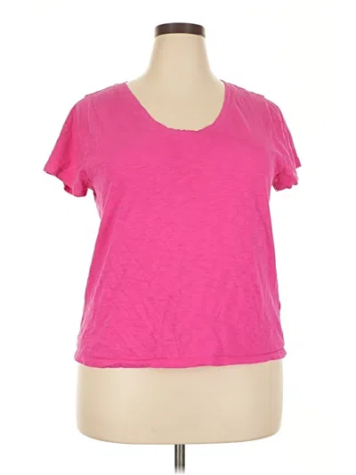 Pre-owned J.crew Factory Store Active T-shirt In Pink