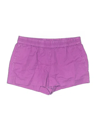 Pre-owned J.crew Factory Store Athletic Shorts In Purple