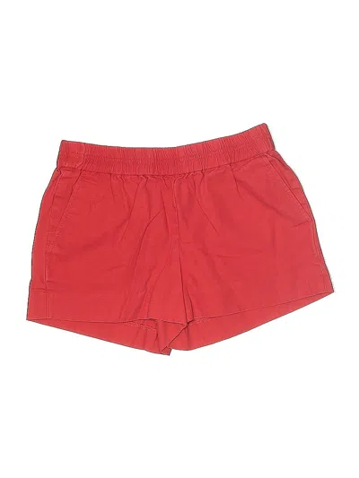 Pre-owned J.crew Factory Store Athletic Shorts In Red