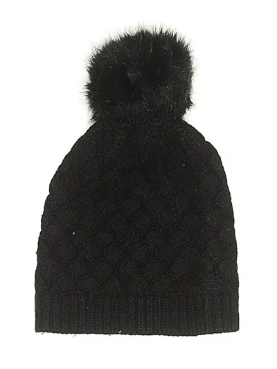 Pre-owned J.crew Factory Store Beanie Hat In Black