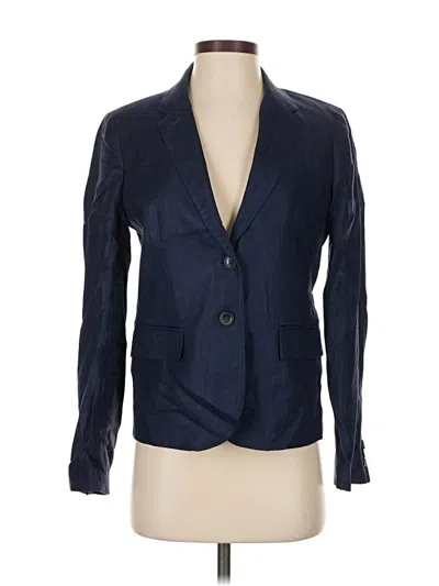 Pre-owned J.crew Factory Store Blazer Jacket In Blue