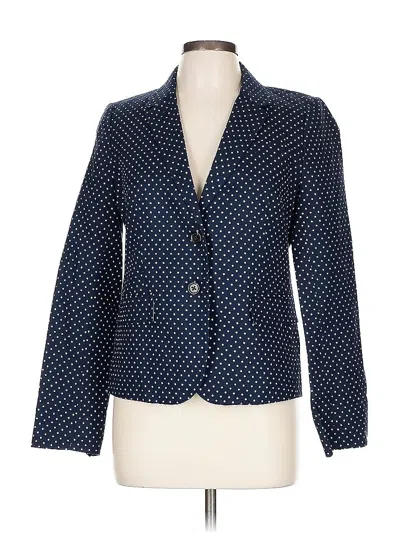 Pre-owned J.crew Factory Store Blazer Jacket In Blue