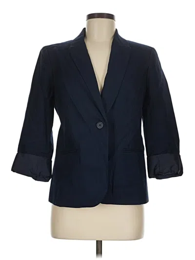 Pre-owned J.crew Factory Store Blazer Jacket In Blue