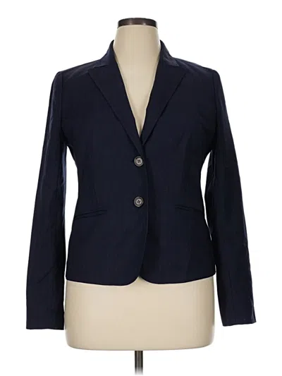 Pre-owned J.crew Factory Store Blazer Jacket In Blue