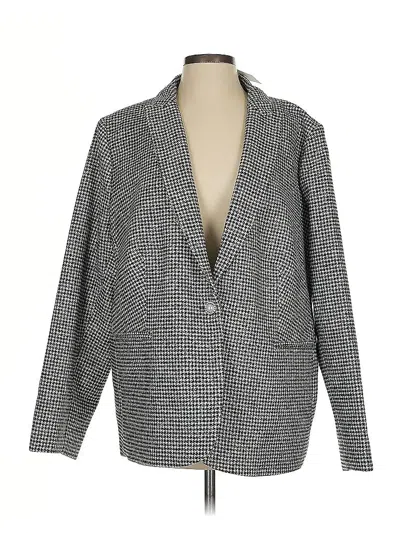 Pre-owned J.crew Factory Store Blazer Jacket In Gray