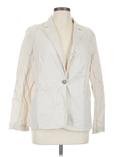 Pre-owned J.crew Factory Store Blazer Jacket In Ivory