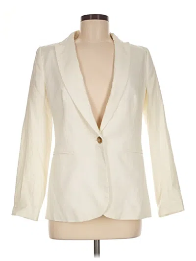 Pre-owned J.crew Factory Store Blazer Jacket In Ivory