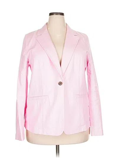 Pre-owned J.crew Factory Store Blazer Jacket In Pink