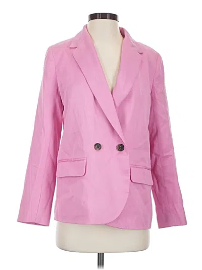 Pre-owned J.crew Factory Store Blazer Jacket In Pink
