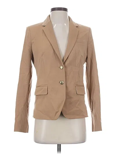 Pre-owned J.crew Factory Store Blazer Jacket In Tan