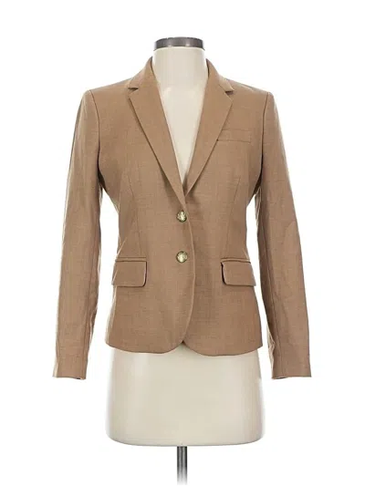 Pre-owned J.crew Factory Store Blazer Jacket In Tan