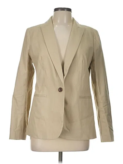 Pre-owned J.crew Factory Store Blazer Jacket In Tan