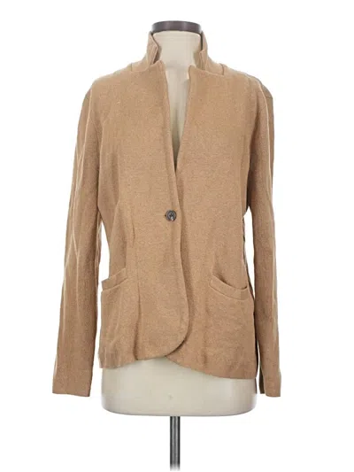 Pre-owned J.crew Factory Store Blazer Jacket In Tan