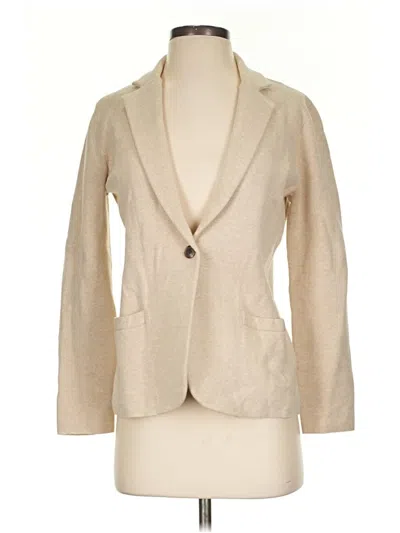 Pre-owned J.crew Factory Store Blazer Jacket In Tan