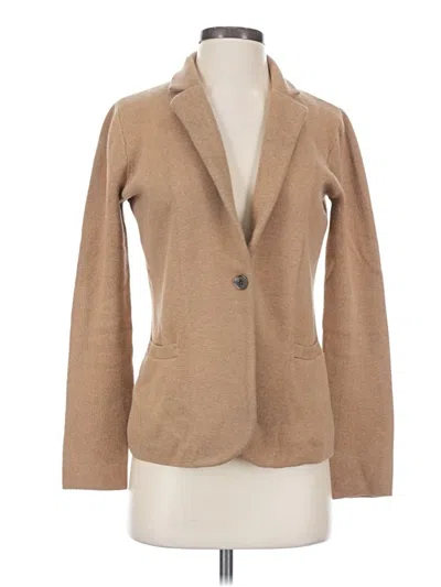 Pre-owned J.crew Factory Store Blazer Jacket In Tan