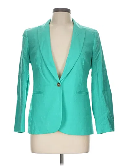 Pre-owned J.crew Factory Store Blazer Jacket In Teal