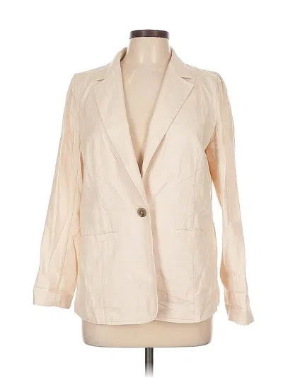 Pre-owned J.crew Factory Store Blazer Jacket In White