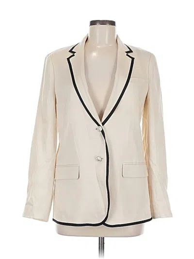 Pre-owned J.crew Factory Store Blazer Jacket In White
