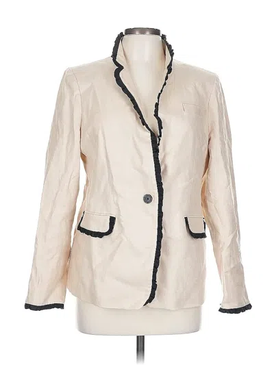 Pre-owned J.crew Factory Store Blazer Jacket In White