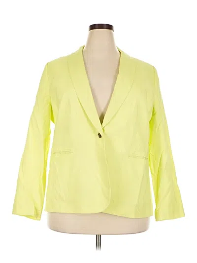 Pre-owned J.crew Factory Store Blazer Jacket In Yellow