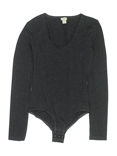 Pre-owned J.crew Factory Store Bodysuit In Gray
