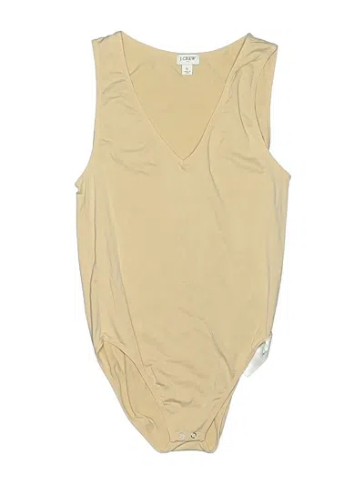 Pre-owned J.crew Factory Store Bodysuit In Tan